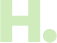 personal logo with letter H