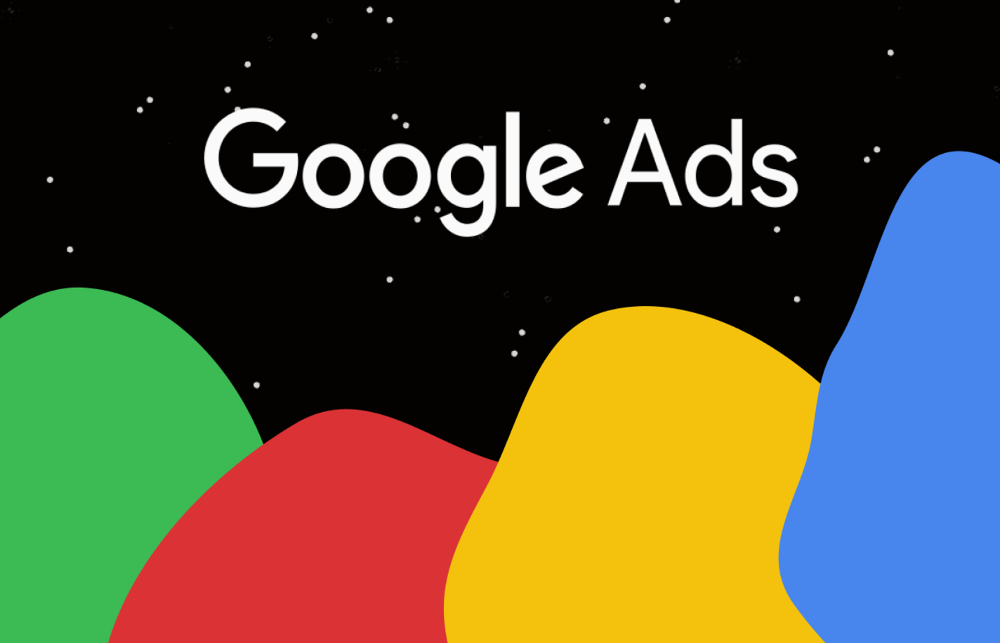 night sky graphic with the text Google Ads